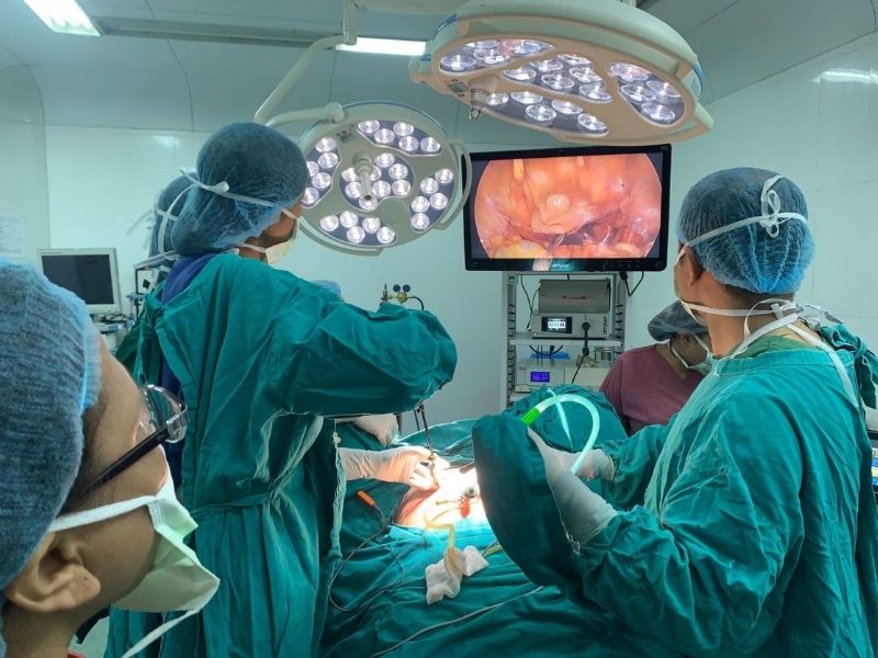 Gynaecological cancer surgery
